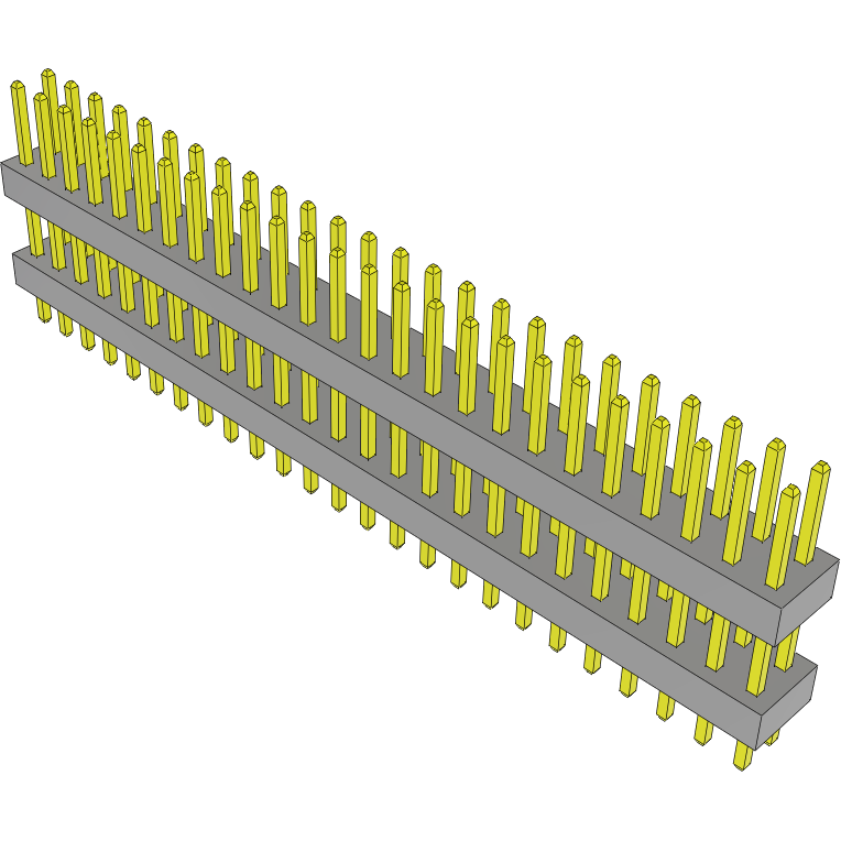 Samtec-TW-25-05-L-D-305-100 Steckverbinderleisten und Leiterplattenbuchsen Conn Board Stacker HDR 50 POS 2mm Solder ST Top Entry Thru-Hole Bulk