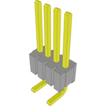 Conn Unshrouded Header HDR 4 POS 1.27mm Solder ST Top Entry SMD Bulk