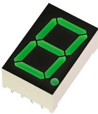 Stanley Electric-NAG161PH-F Pantallas LED segmentadas Display Segmented Panel 1DIGIT 8LED Green CA 10-Pin DIP Module Tray