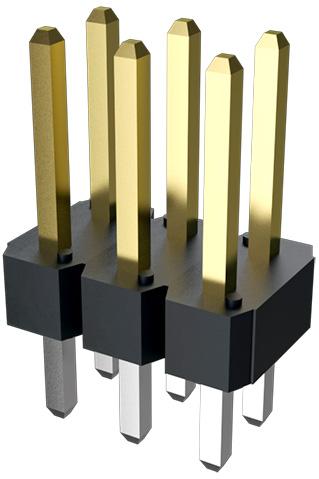 Amphenol Communications Solutions-54102-T1005LF Steckverbinderleisten und Leiterplattenbuchsen Conn Unshrouded Header HDR 10 POS 2.54mm Solder ST Top Entry Thru-Hole BergStik® Bag