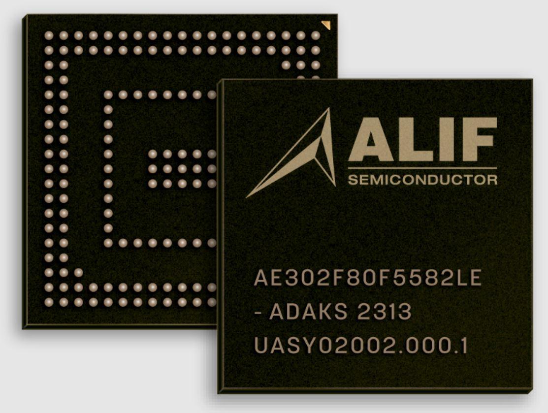 Alif Semiconductor-AE302F80F5582LE-Y Microcontrollers - MCUs MCU 32-bit ARM Cortex M55 RISC 1.8V 194-Pin FBGA Tray