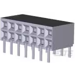 Conn Socket Strip F 14 POS 2.54mm Solder RA Side Entry Thru-Hole Box