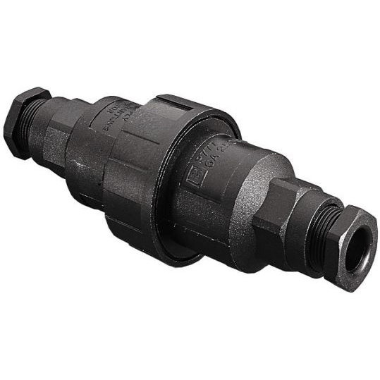 Bulgin Components PLC-PX0777/CAT6ASTP Steckverbinder, Telefon und Telekommunikation RJ-45 Coupler, 8 Pos, Shielded, Straight