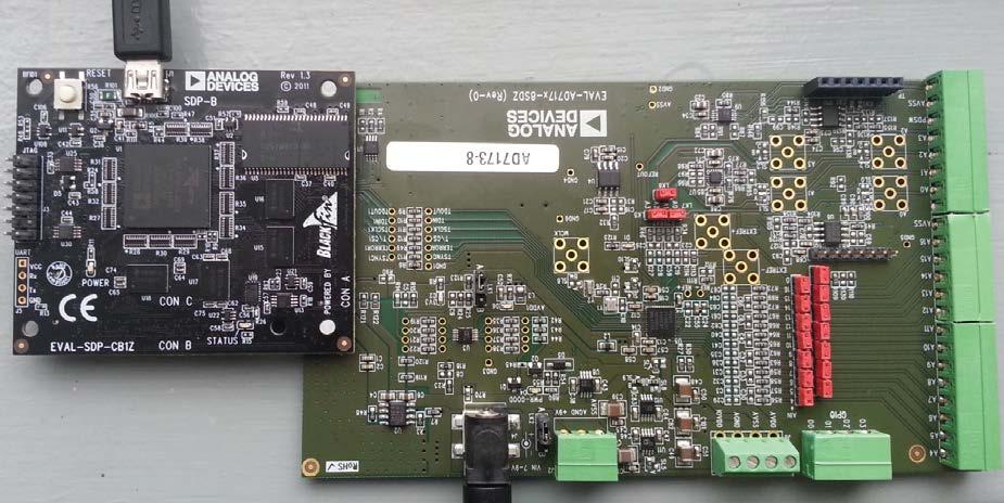 Analog Devices-EVAL-AD7173-8SDZ Datenkonvertierung, Entwicklungsplatinen und -kits AD7173-8 ADC Evaluation Board 31.25KSPS