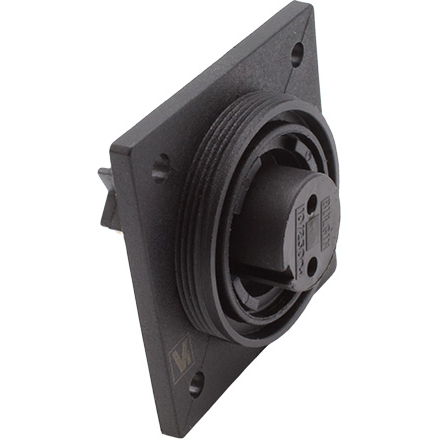 Bulgin Components PLC-PXV0764/S Steckverbinder, rund Conn Circular SKT 2 POS Screw ST Flange Mount 2 Terminal 1 Port