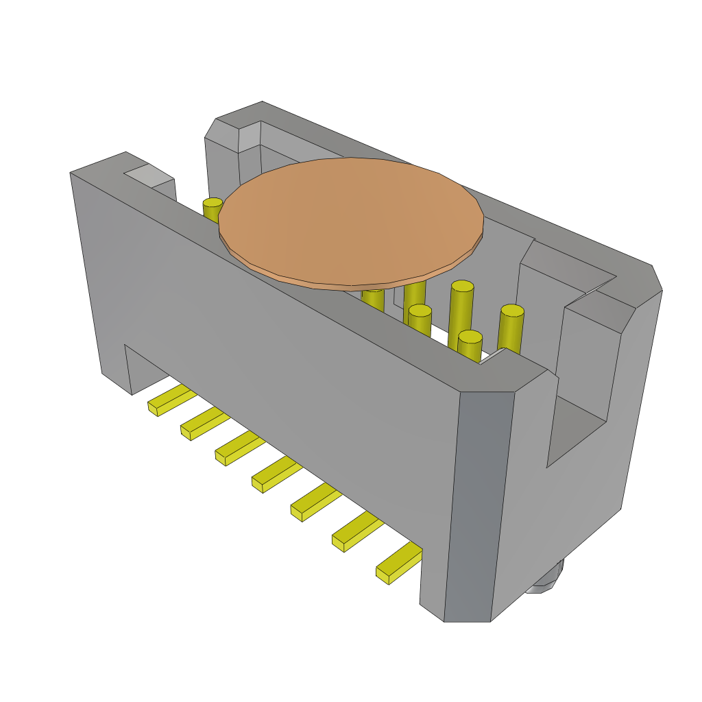 Samtec-TFML-107-02-S-D-A-K Steckverbinderleisten und Leiterplattenbuchsen Conn Shrouded Header (4 Sides) HDR 14 POS 1.27mm Solder ST Top Entry SMD TIGER EYE™ Tube