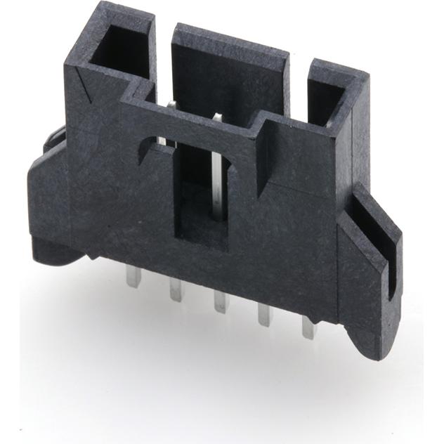 Molex-1719720005 Steckverbinderleisten und Leiterplattenbuchsen Conn Shrouded Header (4 Sides) HDR 5 POS 2.54mm Solder ST Thru-Hole Tube