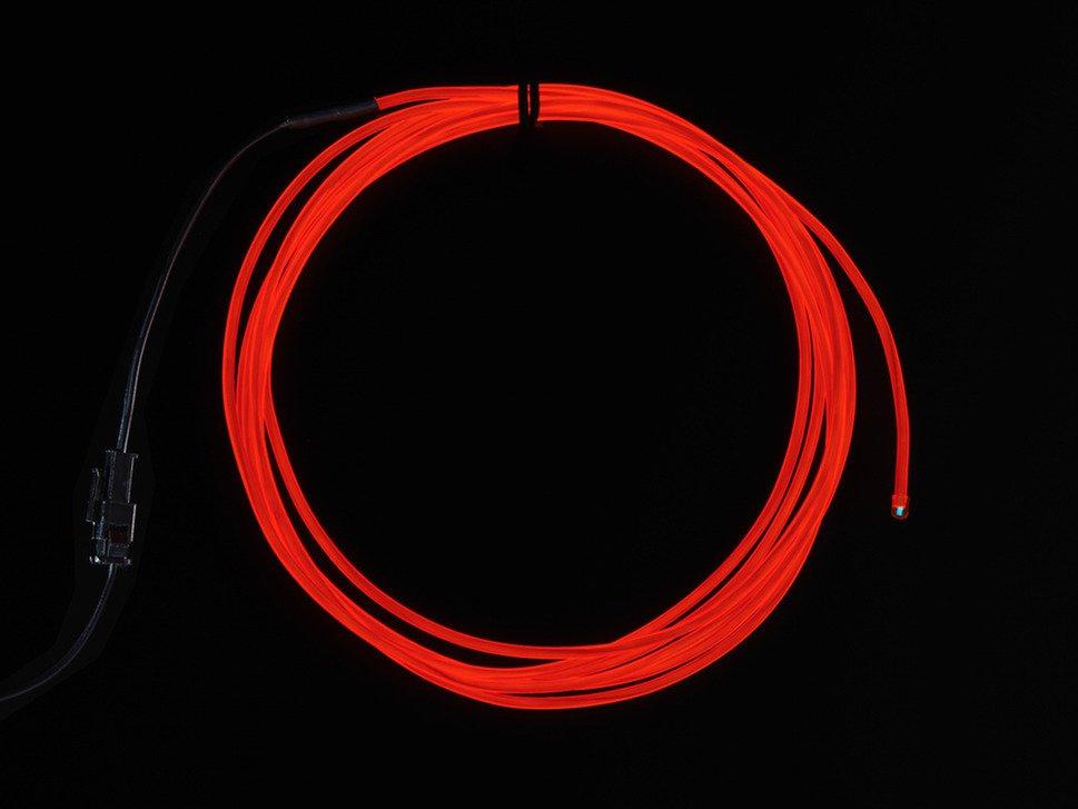 Adafruit Industries-403 Electroluminescent Indicators EL wire - Red Electroluminescent