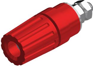 SKS Kontakttechnik-PKI 110 RED Steckverbinder, elektronisches Testgerät Conn Binding Post F 1 POS Screw ST Panel Mount 1 Port