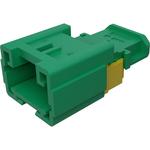 Conn Housing M 4 POS 3.33mm Crimp ST Cable Mount Green Carton