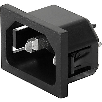 SCHURTER-6150.5512 Raccordement d'alimentation Conn Inlet PL 3 POS ST Panel Mount 3 Terminal 1 Port Box