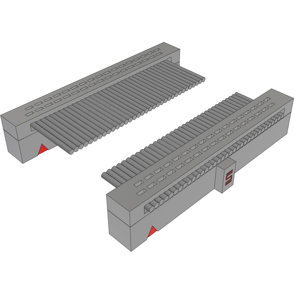 Samtec-FFSD-17-D-03.00-01-N Flachband Kabelbaugruppen Cable Assembly 0.07m 30AWG 0.64mm 34 to 34 POS IDC Connector to IDC Connector F-F TIGER EYE™ Bulk