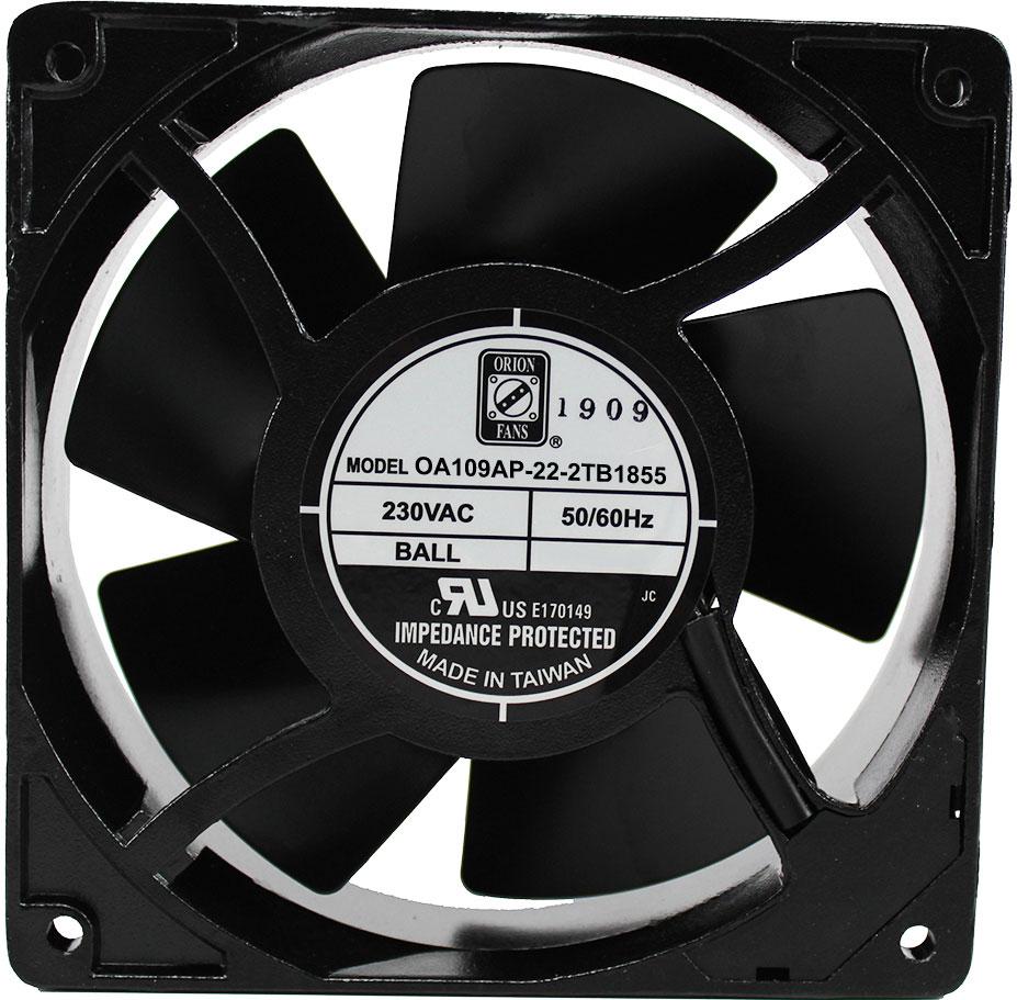 ORION FANS-OA109AP-22-2TB1855 Gebläse und Lüfter AC Fan Axial Ball Bearing 230V 200V to 240V 82CFM/85CFM 43dB 119.5 X 119.5 X 38.5mm Middle Speed