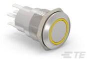 TE Connectivity-AV1920R524Q04 Interruttore a pressione Switch Push Button OFF (ON) DPDT Flush Round Button 3A 250VAC 36VDC Momentary Panel Mount Solder Lug