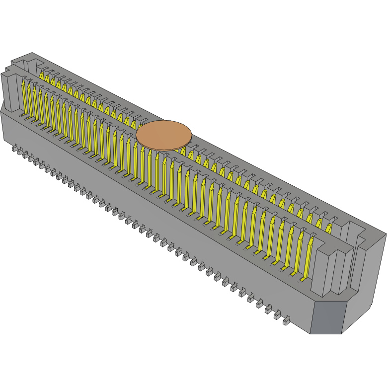Samtec-LSS-140-03-F-DV-A-K Steckverbinderleisten und Leiterplattenbuchsen Conn Socket and Terminal Strip SKT/HDR 80 POS 0.635mm Solder ST SMD Tray
