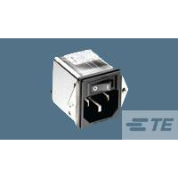 TE Connectivity-2-1609114-2 Spannungsversorgungseingangsmodule Power Entry Module EMI/RFI Filtered M 3 POS 250VACVAC 1A Switch ST 1 Port