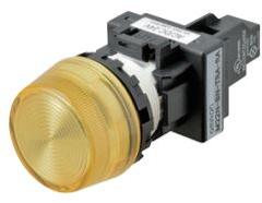 Omron-M22N-BP-TGA-GC Indicatori degli interruttori Switch Indicators 24VAC/24VDC LED Round Screw Panel Mount with Threads