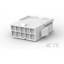 TE Connectivity-1-1586018-0 Einzeladersteckverbinder, Gehäuse Conn Housing PL 10 POS 4.2mm Crimp ST Panel Mount Natural Bag
