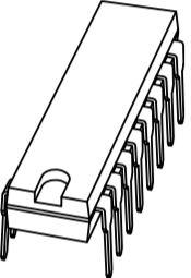 NXP Semiconductors-74HCT365N,652 Puffern und Leitungstreibern Buffer/Line Driver 6-CH Non-Inverting 3-ST 16-Pin PDIP Bulk