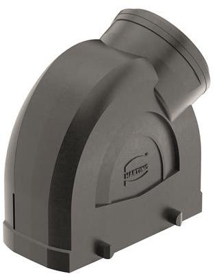 HARTING-19430160526 Schrumpfbalgenadapter Hood 90° 16/B Shell Size Glass Fibre Reinforced Polyamide Double Lock