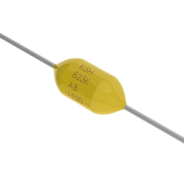 KEMET Corporation-C410C223J5R5TA Kondensator, keramisch, mehrschichtig Cap Ceramic 0.022uF 50V X7R 5% Axial 125°C Bag