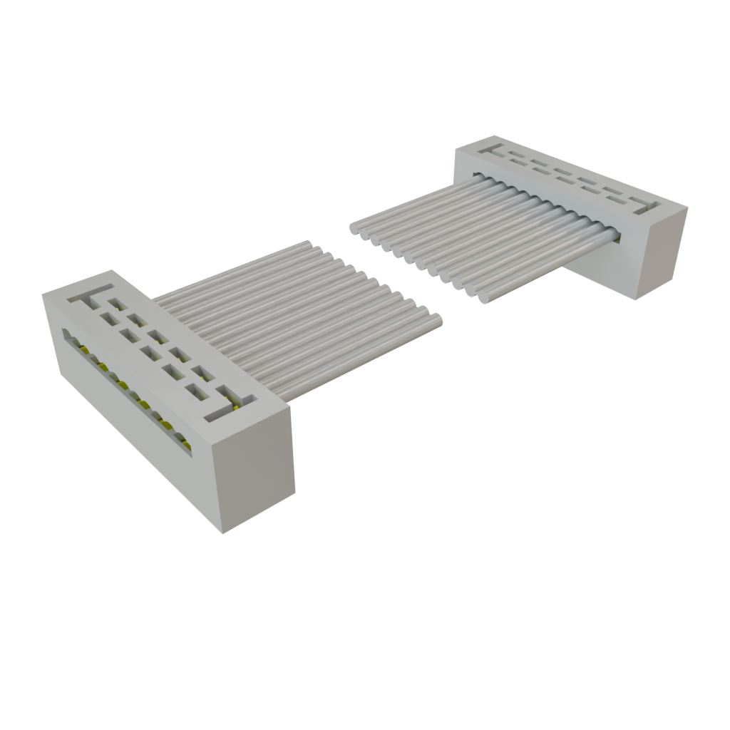 Samtec-TCSD-06-D-05.00-01-N Flachband Kabelbaugruppen Cable Assembly 0.127m 28AWG 1mm 12 to 12 POS IDC Connector to IDC Connector F-F TIGER EYE™ Bulk