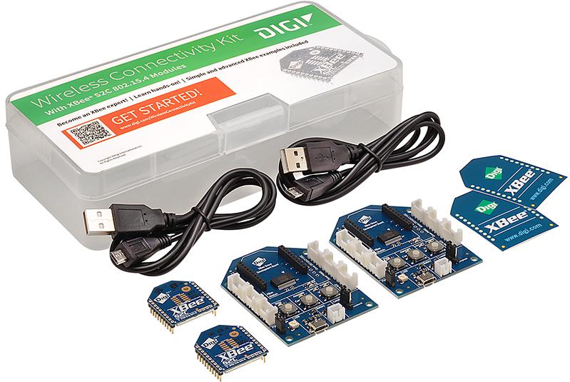 Digi International-XKB2-A2T-WWC Placas y kits de desarrollo inalámbricos/RF EM357 802.15.4 LR-WPAN Development Kit