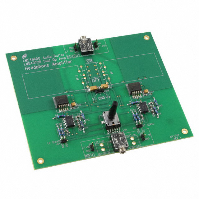 Texas Instruments-LME49600TSBD 放大器集成电路开发电路板和套件 LME49600 Op Amp Evaluation Board