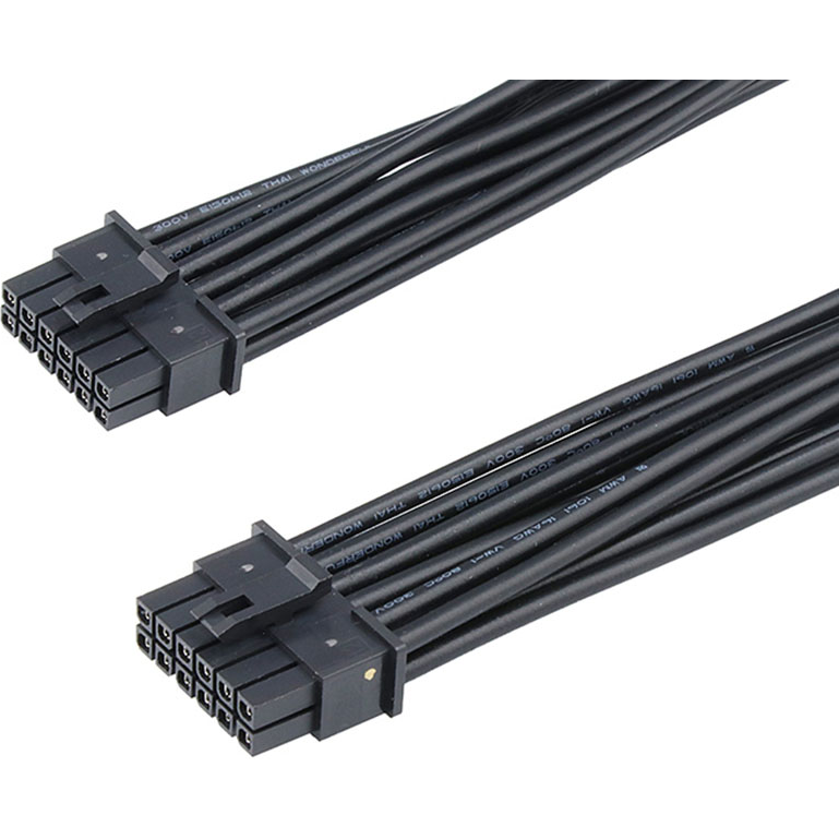 Molex-2283711164 Andere Kabelbaugruppen Cable Assembly Discrete Wire UL 1061 0.5m 16AWG/28AWG Micro-Fit+ PCIe to Micro-Fit+ PCIe (12Power/4Signal) to (12Power/4Signal) POS F-F Crimp/Compression Bag