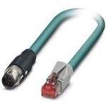 Cable Assembly Cat 5 10m 26AWG M12 Circular to RJ-45 8 to 8 POS M-M