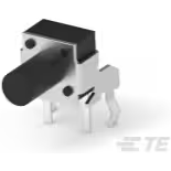 TE Connectivity-FSMRA4JH04 Conmutador táctil Switch Tactile OFF (ON) SPST Round Button PC Pins 0.05A 24VDC 1.57N Thru-Hole Loose