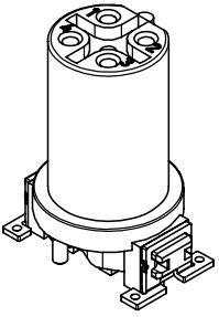 ERNI Electronics-254205 Connector Circular Conn M12 Circular SKT 5 POS Solder ST SMD 5 Terminal 1 Port T/R