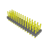 Conn Unshrouded Header HDR 42 POS 2.54mm Solder ST Top Entry Thru-Hole Bulk