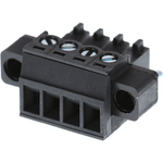 Conn Eurostyle Block F 4 POS 3.5mm Screw RA Cable Mount 8A/Contact Eurostyle™