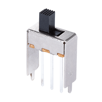 Same Sky (formerly CUI Devices)-SLW-121457-5A-N-D Interruttore a slitta Switch Slide ON ON SPDT Raised Slide 0.3A 50VDC 10000Cycles PC Pins Thru-Hole