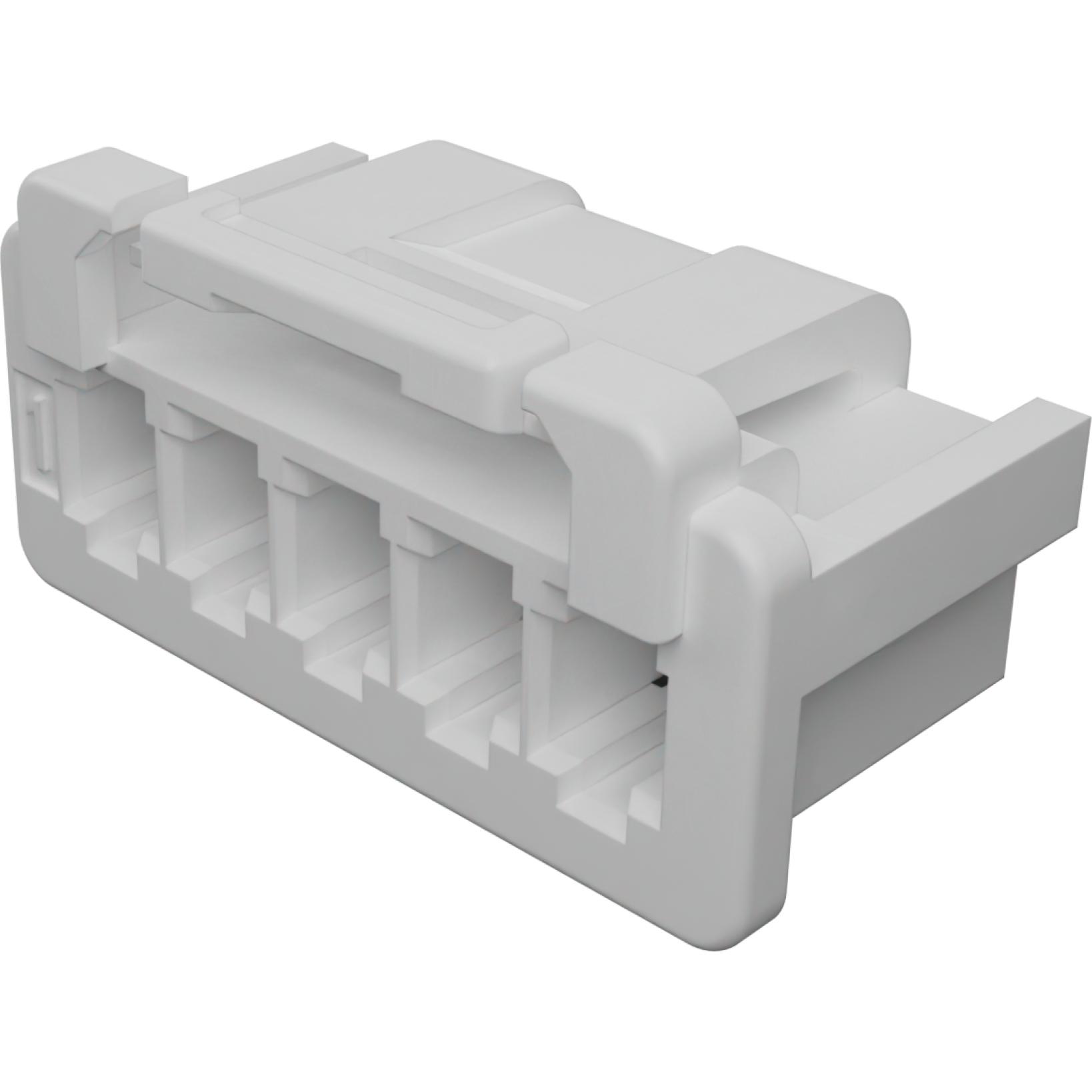 Molex-5023510500 Connector Discrete Wire Housing Conn Housing RCP 5 POS 2mm Crimp ST Cable Mount Natural DuraClik Bag Automotive