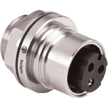 Bulgin Components PLC-PXM6012/04P/CR Connettore circolare Conn Circular PIN 4 POS Crimp/Solder ST Panel Mount 4 Terminal 1 Port Bulk