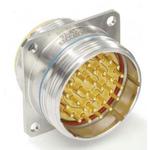 Conn Circular PIN 3 POS Solder ST Flange Mount 3 Terminal 1 Port