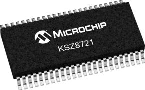 Microchip Technology-KSZ8721SL-TR PHY PHY 1-CH 10Mbps/100Mbps 2.5V/3.3V 48-Pin SSOP T/R