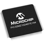 Secure MCU 32bit PIC32 PIC RISC 1MB Flash 3.3V 144-Pin TQFP Tray