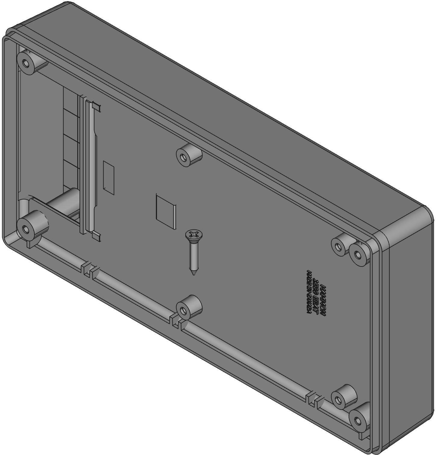 Hammond Manufacturing-1599ESGYBAT Light Gray Acrylonitrile Butadiene Styrene Wall Mount Hand Held Enclosure