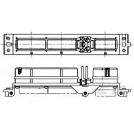 TE Connectivity-1-208597-2 Raccordement rectangulaire Conn Rack and Panel ARINC 600 PIN 60/60/5 POS ST Panel Mount