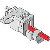 Molex-15-04-0343 Connector Accessories Connector Accessories Strain Relief Straight Nylon 6/6 White Mini-Fit Jr™ Bag