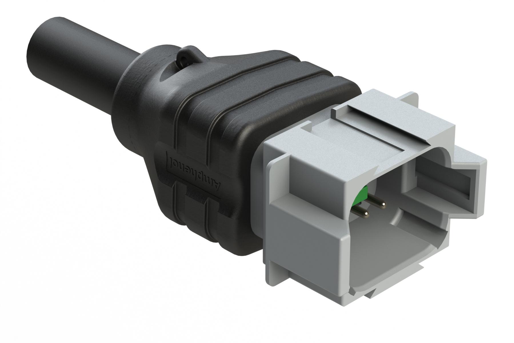 Amphenol-AT04GY-08PA-N-TPE-M2 Andere Kabelbaugruppen Cable Assembly Molded 2m 18AWG Wire to Board 8 POS M Box