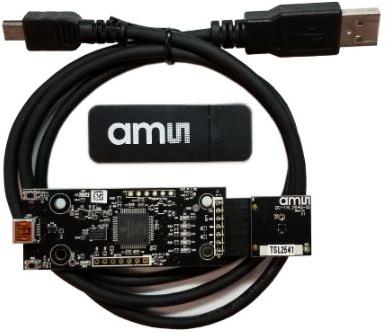 ams OSRAM-TSL2541-EVM Kit e schede di sviluppo sensori TSL2541 Ambient Light/Color Sensor Evaluation Kit