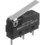 Panasonic Industry-AVL3425613 Switch Snap Action Switch Snap Action N.O./N.C. SPDT Hinge Lever 0.1A 250VAC 30VDC 0.54N Thru-Hole PC Pins