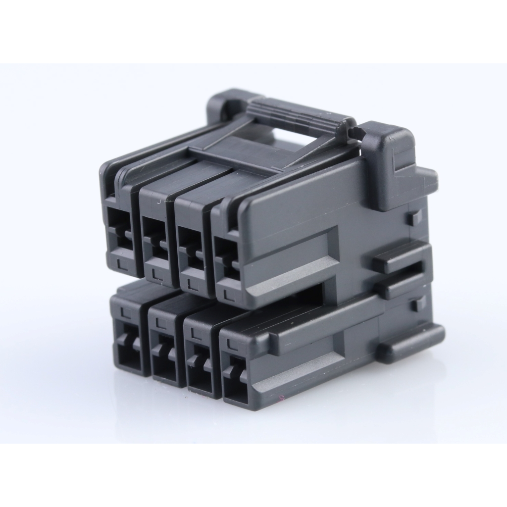 Molex-5056050801 Einzeladersteckverbinder, Gehäuse Conn Housing RCP 8 POS 3.3mm Crimp ST Cable Mount Black Bag