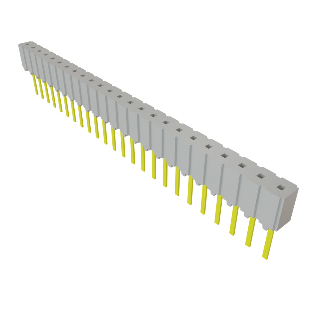 Samtec-CES-124-02-G-S Steckverbinderleisten und Leiterplattenbuchsen Conn Socket Strip SKT 24 POS 2.54mm Solder ST Thru-Hole Tube