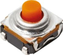 Littelfuse-KSC461J 70SH LFS PF Commutateur tactile Switch Tactile OFF Mom SPST Round Button J-Lead 0.05A 32VDC 1VA 300000Cycles 6.25N SMD T/R