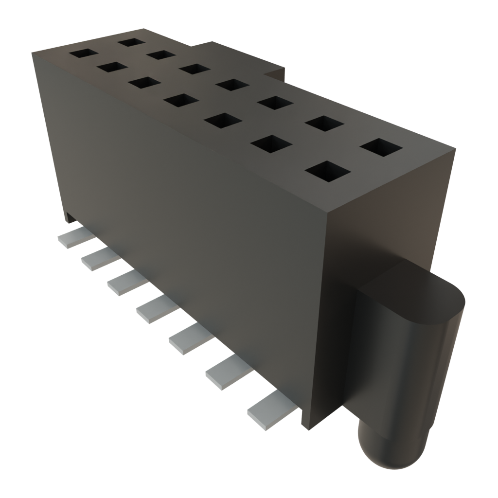 Samtec-SFML-107-T2-L-D-A Connector Headers and PCB Receptacles Conn Socket Strip SKT 14 POS 1.27mm Solder ST SMD TIGER EYE™ Tube
